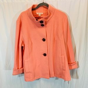 JM Collection Ribbed Jacket